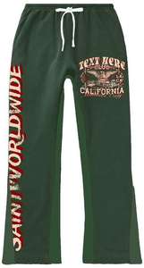 Conjunto de Sudadera y Pantalones Deportivos Personalizados de Doble Cintura con Pedrería, Sudadera con Capucha y Pantalones Anchos, Estilo Holgado para Hombre - Product Image 4