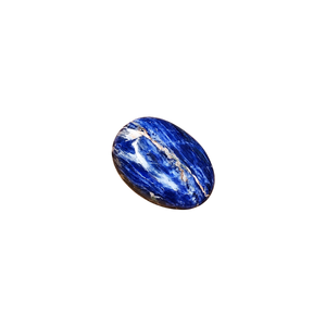 Cabujón Ovalado de Apatita Azul Pulido, Piedra de Cristal Natural de China para Joyería, Artesanía y Regalo - Product Image 1