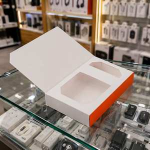 Boîte d'emballage rigide pour électronique en carton recyclé écologique |   Carton ondulé premium avec revêtement UV, laminage mat et gaufrage - Product Image 2