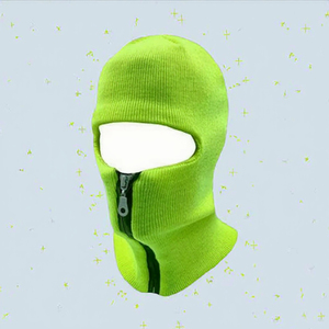 New Design High Quality Premium 100% Polyester Plain Knitted Image Balaclava for Adults Breathable Sports Outdoor Adjustable - Product Image 3