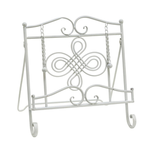 Support de livre de cuisine multifonctionnel réglable en métal au design plat, porte-revues, étagère de bureau, support de table personnalisable - Product Image 4