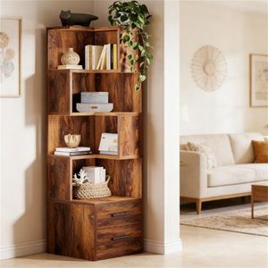 ชั้นวางหนังสือรูปตัวแอลทรงเหลี่ยม ดีไซน์ทันสมัยมีสไตล์ - Product Image 2