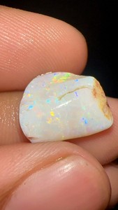 OPAL <b>GEMS</b> 5.00 Carat Natural Australian Opal Rough Multi <b>Fire</b> Opals Coober Pedy Gemstone 16X12X4MM Third Party Appraisal Color - Product Image 2