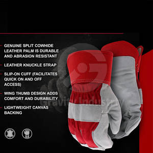 Guantes de Trabajo Cómodos de Nuevo Diseño para Adultos, Guantes de Trabajo Personalizados para Hombre, Ideales para Exteriores - Product Image 5