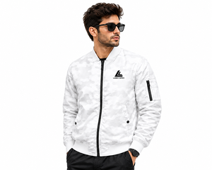 Wholesale OEM <b>Men</b> Camo Flight Bomber <b>Jacket</b> Lightweight Streetwear Tactical <b>Jacket</b> with Custom Embroidery Printing Private Lable - Product Image 1