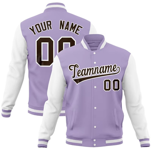 New High Ranking <b>Men's</b> Custom Winter <b>Varsity</b> <b>Bomber</b> <b>Jacket</b> with Embroidery Stand Collar Front Logo Plus Size for <b>Men</b> - Product Image 1