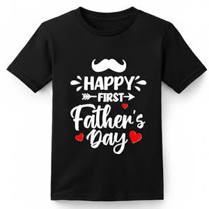 T-shirt spécial Fête des Pères pour papa en coton doux, coupe ajustable et look décontracté tendance - Product Image 1