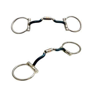 Fournisseur de produits équestres en acier inoxydable, très demandés, à bas prix, mors à anneau lâche personnalisables pour chevaux - Product Image 1