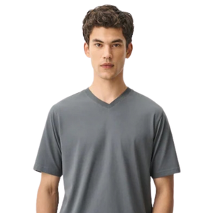 Camiseta de Cuello Redondo para Hombre, Corte Regular, Manga Corta, Informal, Personalizada, Algodón Jersey, Uso Diario, Prenda Básica, Fabricante OEM - Product Image 6