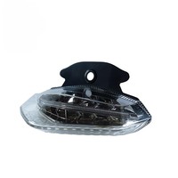 Feu arrière LED intégré avec système d'éclairage de moto à lentille fumée pour Ducati Hypermotard 2007 ~ 2012