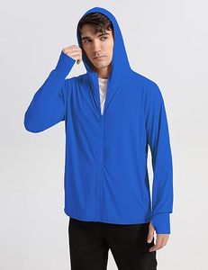 Sweat-shirt de sport pour homme à manches longues et demi-zip, haut de sport respirant pour le fitness, le jogging et la course à pied, compression, 100% polyester - Product Image 3