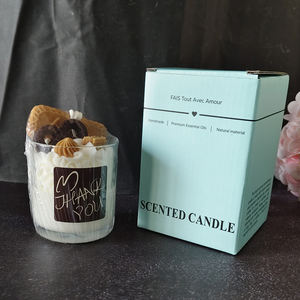 Fabricante de Velas Aromáticas en Vasos de Vidrio, <span class=keywords><strong>Coco</strong></span> <span class=keywords><strong>Mimi</strong></span> Senate, Velas de Soja Hechas a Mano, Grandes, al por Mayor - Product Image 4