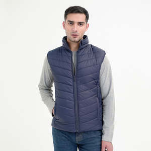Gilet matelassé imperméable personnalisé de haute qualité pour homme, veste sans manches tendance, rembourrée en coton, pour homme et femme, vêtement d'extérieur - Product Image 2