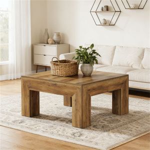 Tavolino Quadrato da Caffè e Tè per Divano - Product Image 1