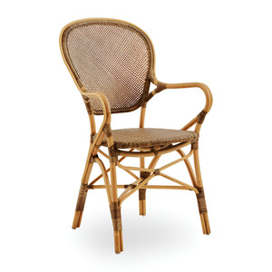 Wholesale factory cost decorative <b>chair</b> for kitchen living room <b>stacking</b> design rattan arm <b>chairs</b> - Product Image 4