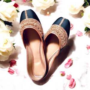 Casual Women Khussa Ethnic Pumps Handmade Pakistani Embroidered Traditional Flats Comfortable Fashion Footwear OEM ODM - Product Image 6
