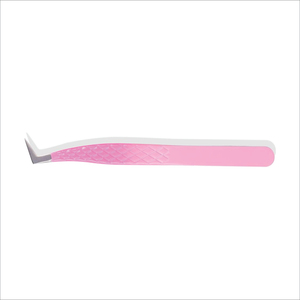 Pinces à cils en acier inoxydable de haute qualité, antidérapantes, durables et légères pour une pose précise des cils et des extensions de cils - Product Image 2
