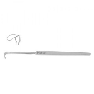 Rétracteur de tissus mous en forme de L PISSCO, rétracteur chirurgical manuel, rétracteur de tissus délicats, rétracteur chirurgical pour tissus mous - Product Image 1