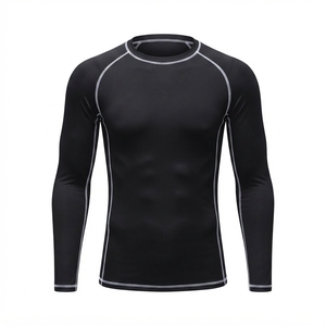 เสื้อรัดกล้ามเนื้อแขนยาวสำหรับผู้ชายแบบ OEM สั่งทำพิเศษ สำหรับเล่นกีฬา เล่นเซิร์ฟ ซับเหงื่อ แห้งเร็ว เหมาะสำหรับวิ่ง ออกกำลังกาย ผลิตจากโรงงานโดยตรง - Product Image 3