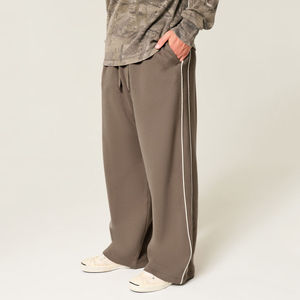 Pantalon de survêtement épais personnalisé pour homme en molleton brossé – Service direct usine - Product Image 6