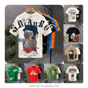 T-shirt graphique pour homme, chemise en coton imprimée tendance, conçue pour un confort quotidien et un style décontracté moderne - Product Image 6