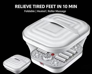 Deep Relaxation Foldable Electric Detox Foot Spa Soaking Massage Roller <b>Bath</b> Massager Heating Bubble Massage Constant Foot - Product Image 2