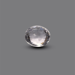Natural White Cubic Zirconia 4.65 Carat Oval Loose Gemstone for Fine Jewelry - Product Image 2