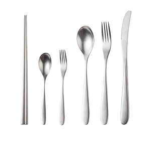 ชุดช้อนส้อมสแตนเลสคุณภาพสูง ขัดเงาอย่างดี เหมาะสำหรับงานบุฟเฟ่ต์ งานเลี้ยงสังสรรค์ หรือมื้อค่ำครอบครัว ใช้งานได้ยาวนาน ทนทาน ใช้ซ้ำได้ - Product Image 5