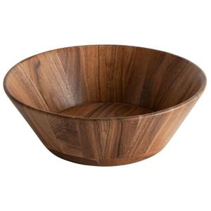Tazón de Ensalada Decorativo de Madera, Apto para Alimentos, Ecológico, Tazones para Servir Comida, Decoración del Hogar, Vajilla, Tazón para Frutas, Grande y Curvo - Product Image 4
