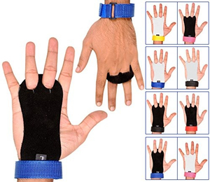 ขายส่งที่จับมือสำหรับยิมนาสติก 3 รู ป้องกันการลื่น ที่จับยกน้ำหนักหนัง ที่จับมือสำหรับออกกำลังกาย ราคาขายส่ง พร้อมโลโก้ตามสั่ง - Product Image 3