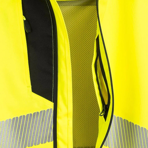 Flame Retardant Windproof <b>Winter</b> <b>Workwear</b> Jacket with High Visibility Reflective Fluorescent Design Custom Warm Safety Clothing - Product Image 6