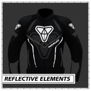 Chaqueta de cuero de motocicleta para Hombre | Chaqueta de motorista aprobada CE para seguridad | Chaqueta de montar elegante - Product Image 4
