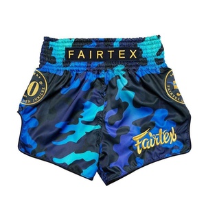 Short de Muay Thai Fairtex sur mesure, de qualité supérieure, fabriqué à 100 % en polyester pour l'entraînement aux arts martiaux - Product Image 1