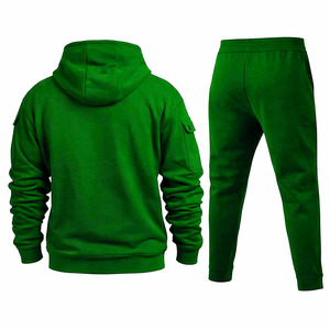 Conjuntos Deportivos para Hombre 2026, Invierno, Nuevo Diseño 2 en 1 con Capucha, 100% Algodón, Estampado Sólido, Secado Rápido, Transpirable, para Fitness y Deportes - Product Image 4