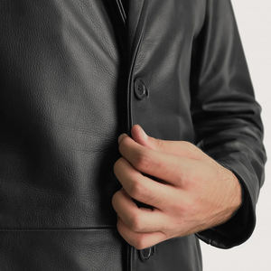 <b>Men</b>’s <b>Long</b> <b>Coat</b> Streetwear Casual Business Pocket Leather Jacket Parkas Warm Faux Leather Trench Over-Knee <b>Long</b> <b>Coat</b> Fashionable - Product Image 6
