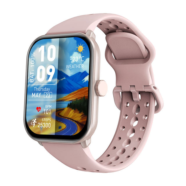 OEM LOGO Smartwatch 2.01 Inch TFT Touch Screen Square Design Heart Rate Blood Pressure Monitor 4G App Control Activity Tracker