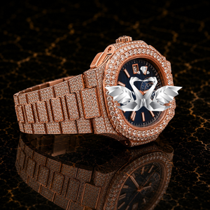 Premium Stainless Steel Moissanite Diamond Watch Men Luxury Fashion Watch - Product Image 2