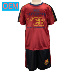 ชุดเสื้อฟุตบอลสำหรับเด็กชุดเสื้อฟุตบอลพิมพ์ซับลิเมชันแบบกำหนดเองสำหรับเด็กผู้ชาย100% โพลีเอสเตอร์ฤดูร้อนเป็นมิตรกับสิ่งแวดล้อม | OEM Cambodia - Product Image 5