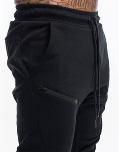 Men Joggers Pants Zipper Pockets Casual Men's Trouser Cotton Jogging Sweatpants - Product Image 5