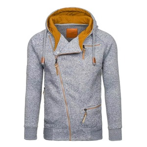 Sudadera con capucha roja unisex clásica de algodón French Terry con cremallera completa, chaqueta con capucha, ropa de trabajo personalizada, informal. - Product Image 2