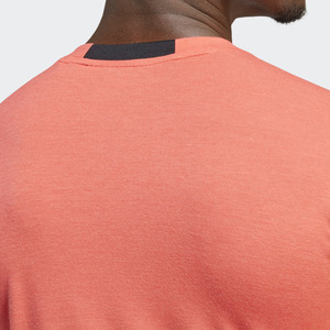 Men's <b>Coral</b> Short Sleeve T-Shirt Slim Fit O-Neck Quick Dry Knitted Polyester Casual Solid Color <b>Top</b> - Product Image 5