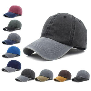 Gorra de Béisbol de Algodón Lavado con Logotipo Personalizado al por Mayor, Gorra de Béisbol Vintage con Parches, Gorra de Moda Unisex con Visera de Pico de Pato, Gorra de Protección Solar - Product Image 1