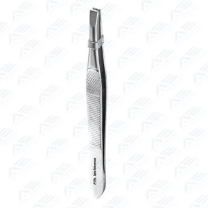 Pinzas para Cejas Ecológicas de Precisión, Pinzas para Pestañas de Acero Inoxidable Sostenible con Puntas Inclinadas y Puntiagudas - Product Image 6