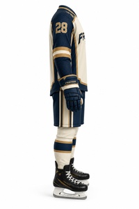 High Quality Fully Dye Sublimation Ice Hockey Uniform Unisex Customized Color 100% Polyester Quick Dry Breathable Uniforms - Product Image 5
