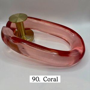Chaîne décorative en acrylique, ornements suspendus colorés en résine plastique pour lustre, luminaire, séparateur de pièce, rideau - Product Image 3