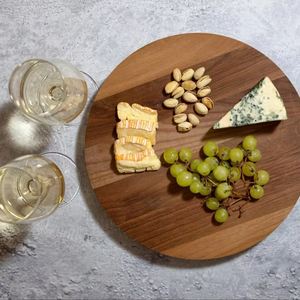 Wood Double Tier Rotating <b>Tray</b> Smooth-Spin Lazy Susan for Tabletop <b>Spice</b> Serving - Product Image 1