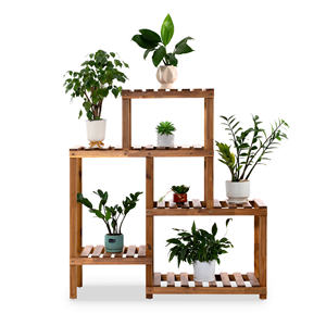 Estante para Flores de 8 Macetas, Soporte para Plantas de Múltiples Niveles, Exhibidor Interior y Exterior para Jardín, Centro Comercial, Tienda de Plantas y Vivero - Product Image 6