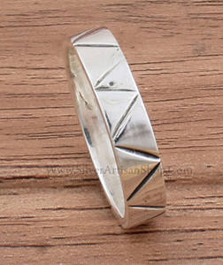 Anillo de Plata de Ley 925 para Mujer y Hombre, Anillo Minimalista de Plata Lisa, Anillo Apilable para Boda, Joyería de Plata al por Mayor - Product Image 6