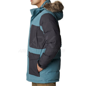 Comfortable Fit <b>Parka</b> Winter Jacket Breathable Warm Material <b>Parka</b> Jacket Stylish Everyday Cold Season Wear - Product Image 3