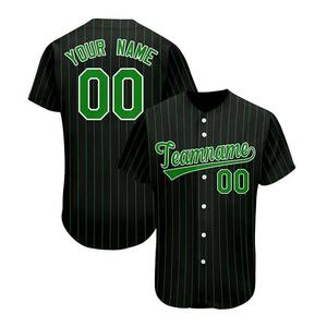 Maillots de baseball personnalisés par sublimation, respirants, 100 % polyester, tenues de softball, uniformes d'équipe, impression en gros - Product Image 3